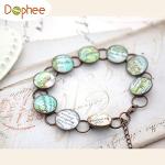 Dophee Round Glass Cabochon for Jewelry Making, Clear Dome Tiles with Flat Back, Dome Bead Cameo Cabochon Tile for DIY Craft Photo, Pendants, Rings, Necklace, 20mm/0.79in, 20-Pack