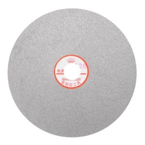 uxcell Diamond Sanding Grinding Disc, 8-Inch (200mm) Grit 120 1" Arbor Hole, Flat Lap Disk Polishing Discs Abrasive Wheel for Gemstone Tile Porcelain Glass Stone Metal