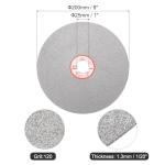 uxcell Diamond Sanding Grinding Disc, 8-Inch (200mm) Grit 120 1" Arbor Hole, Flat Lap Disk Polishing Discs Abrasive Wheel for Gemstone Tile Porcelain Glass Stone Metal