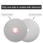 uxcell Diamond Sanding Grinding Disc, 8-Inch (200mm) Grit 120 1" Arbor Hole, Flat Lap Disk Polishing Discs Abrasive Wheel for Gemstone Tile Porcelain Glass Stone Metal