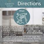 Granite Gold All-Surface Cleaner Household Cleaning For Stainless Steel, Glass, Quartz, Marble Surfaces, 40 Count