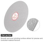 uxcell Diamond Sanding Grinding Disc, 8-Inch (200mm) Grit 120 1" Arbor Hole, Flat Lap Disk Polishing Discs Abrasive Wheel for Gemstone Tile Porcelain Glass Stone Metal