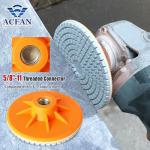 ACFAN 4" Diamond Polishing Pads for Angle Grinder 5/8"-11 UNC, Concrete & Stone Polishing Pads for Granite, Marble, Tile, Quartz, Glass, Ceramic - Wet/Dry Use Diamond Sanding & Edge Trimming Discs