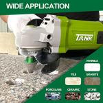 KURSTOL Diamond Cone Tile Bit - Diamond Countersink Drill Bit 2 in x 5/8"-11 Thread Angle Grinder, Beveling Chamfer Bit for Shaping Enlarging Cleaning Existing Holes of Granite Marble Porcelain Tiles