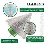 KURSTOL Diamond Cone Tile Bit - Diamond Countersink Drill Bit 2 in x 5/8"-11 Thread Angle Grinder, Beveling Chamfer Bit for Shaping Enlarging Cleaning Existing Holes of Granite Marble Porcelain Tiles