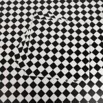 Black and White Waterproof Peel and Stick Floor Tiles