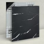 20-Pack Peel and Stick Black Vein Marble Tiles