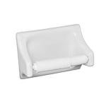 Daltile White Ceramic Toilet Paper Holder