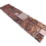 Bronze Metal Mosaic Tile for Walls and Backsplashes