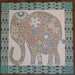 500PCS Silver Ceramic Mosaic Tiles for DIY Projects