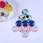 Round Glass Cabochons for DIY Jewelry Making – 40PCS