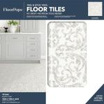 Gray Peel & Stick Shower Floor Tiles