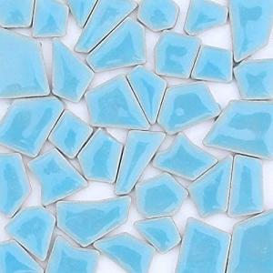 Sky Blue 200g Irregular Ceramic Mosaic Tiles