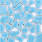 Sky Blue 200g Irregular Ceramic Mosaic Tiles