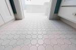 Retro White Octagon Porcelain Mosaic Tile 11.5