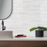Glossy White Peel and Stick Subway Tile 100-Pack