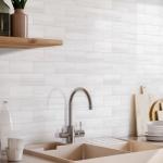 Glossy White Peel and Stick Subway Tile 100-Pack