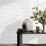 Glossy White Peel and Stick Subway Tile 100-Pack