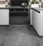 32-Pack Gray Peel and Stick Slate Floor Tiles