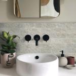 Light Beige Green Slate Peel and Stick Tile