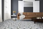 Versay Grand Blue 8x8 Porcelain Shower Tile