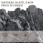 Slate Drink Coasters Set - 72 Pieces, 4 Inch
