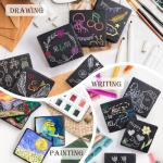 Slate Drink Coasters Set - 72 Pieces, 4 Inch
