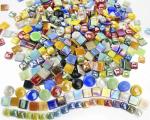 Lanyani Bulk Glass Mosaic Tiles for DIY Crafts