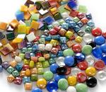 Lanyani Bulk Glass Mosaic Tiles for DIY Crafts