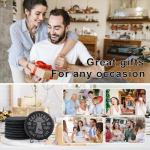 60 PCS Black Slate Drink Coaster Set