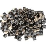 Black Square Mosaic Tiles for DIY Home Projects