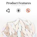 Petal Mosaic Tiles in Illusionary White Bulk