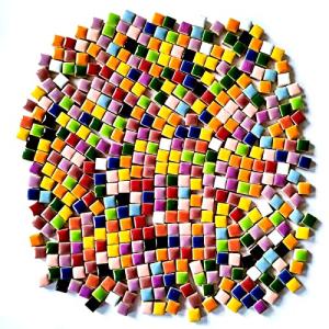 Random Color Ceramic Mosaic Tiles for DIY Projects