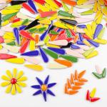 Petal Ceramic Mosaic Tiles for DIY Projects
