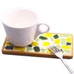 200g Ceramic Mosaic Tiles for Crafts,Irregular Stained Ceramic 0.2"x0.8" Porcelain Mosaic Tiles for Home Decoration (Blue Mixed)