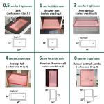 NADAMOO White Bathtub and Tile Refinishing Spray Paint Kit, 450ml (2 Pack), Semi-Gloss DIY Coating for Porcelain, Fiberglass, and Sinks