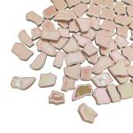 0.78"-1.57" Irregular Ceramics Mosaic Tiles,1.1LB Mosaic Pieces Stones for Home Decoration DIY Craft Plates Flowerpots Vases Cups Mosaic Making Supplies (Iridescent Pink)