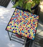 0.78"-1.57" Irregular Ceramics Mosaic Tiles,1.1LB Mosaic Pieces Stones for Home Decoration DIY Craft Plates Flowerpots Vases Cups Mosaic Making Supplies (Iridescent Pink)