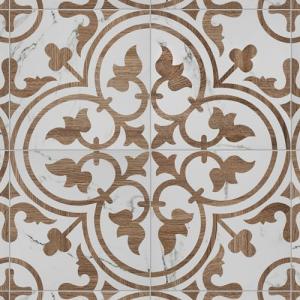 Llama Arte Loire Noce 9-3/4" x 9-3/4" Porcelain Floor and Wall Tile