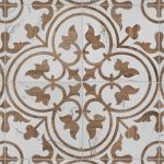 Llama Arte Loire Noce 9-3/4" x 9-3/4" Porcelain Floor and Wall Tile
