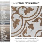 Llama Arte Loire Noce 9-3/4" x 9-3/4" Porcelain Floor and Wall Tile