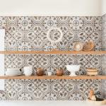 Llama Arte Loire Noce 9-3/4" x 9-3/4" Porcelain Floor and Wall Tile