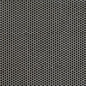 MSI Nero 11.63 in. x 12.63 in. Penny Round Matte Porcelain Tile for Kitchen Backsplash, Floor Tile, Wall Tile for Bathroom, Shower Wall Tile, Mesh Mounted Mosaic Tile