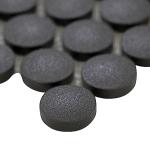 MSI Nero 11.63 in. x 12.63 in. Penny Round Matte Porcelain Tile for Kitchen Backsplash, Floor Tile, Wall Tile for Bathroom, Shower Wall Tile, Mesh Mounted Mosaic Tile