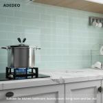 Pale Green Glass Subway Tile 3x6 for Backsplash