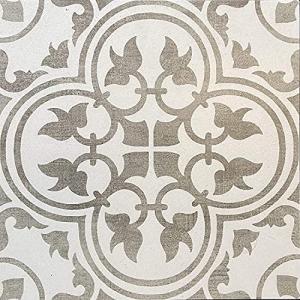 Flora Gray White Encaustic Ceramic Tile Pack