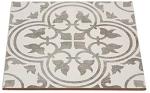 Flora Gray White Encaustic Ceramic Tile Pack