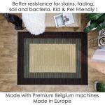 Non-Slip Rubber Backed Area Rug, 58 x 78 Inch