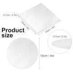 40 Square and Round Ceramic Coasters for Crafts