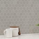 Sande Grey Hexagon Matte Porcelain Mosaic Tile